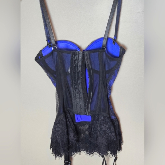 Baci Whimsygoth Floral Lace Corset Bustier Fairytale Goth, Small - Picture 2 of 3